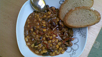 Chilli con Carne z drůbežích jater
