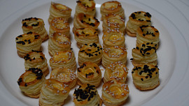 Amuse-bouche z listového těsta